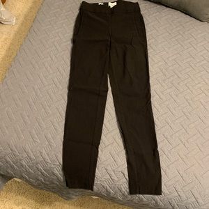 Womens black skinny dress slacks